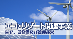 エコ・リゾート関連事業の開発